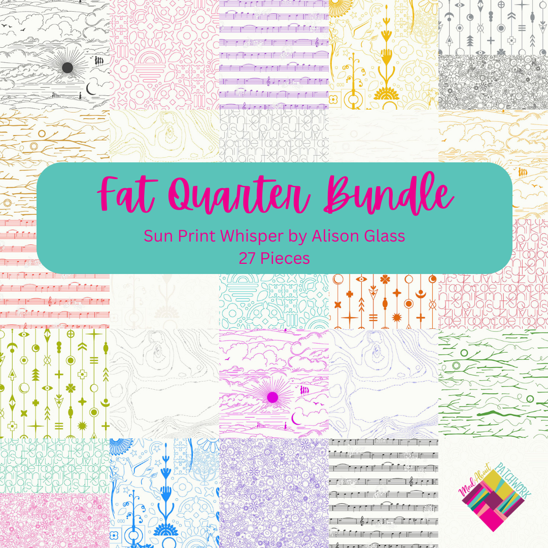 Sun Print Whisper Fat Quarter Bundle (27FQs) by Alison Glass for Andover Fabrics