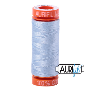 Aurifil Cotton Thread — Light Robins Egg 2710 — Small 50wt