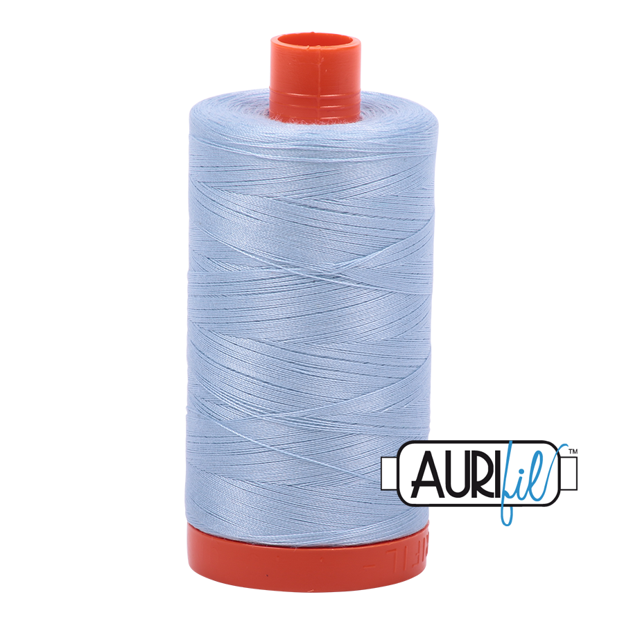 Aurifil Cotton Thread — Light Robins Egg 2710 — Medium 50wt