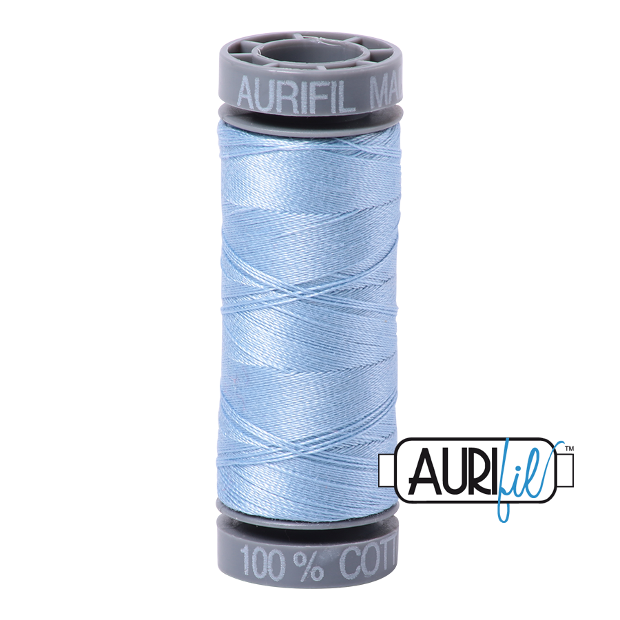 Aurifil Cotton Thread — Robins Egg 2715 — Small 28wt