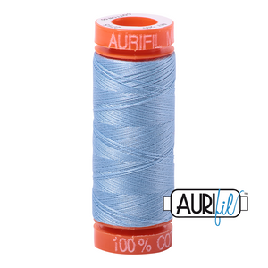Aurifil Cotton Thread — Robins Egg 2715 — Small 50wt