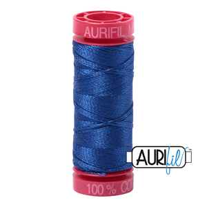 Aurifil Cotton Thread — Medium Blue 2735 — Small 12wt