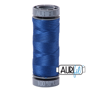 Aurifil Cotton Thread — Medium Blue 2735 — Small 28wt