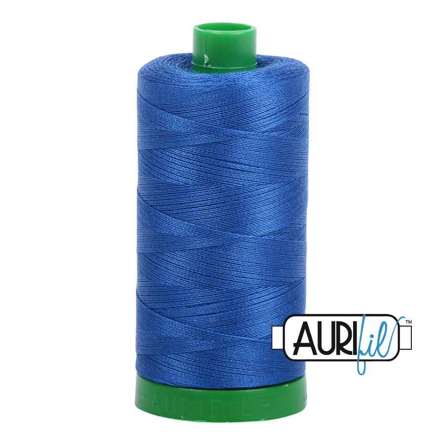 Aurifil Cotton Thread — Medium Blue 2735 — Medium 40wt