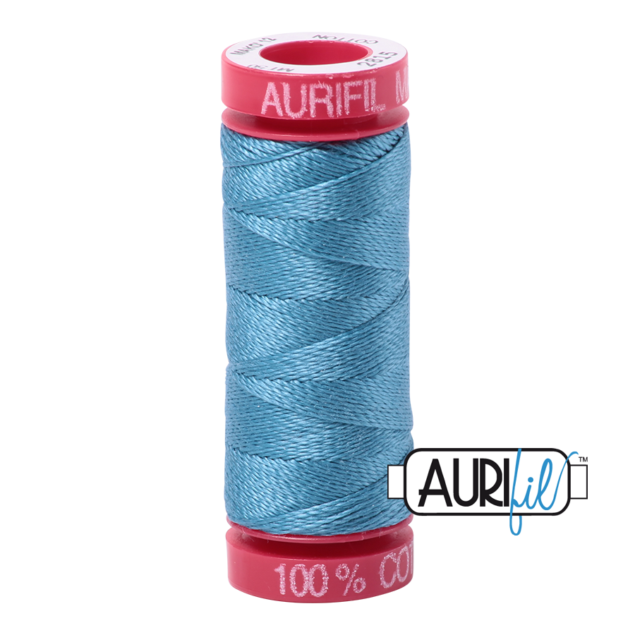 Aurifil Cotton Thread — Teal 2815 — Small 12wt