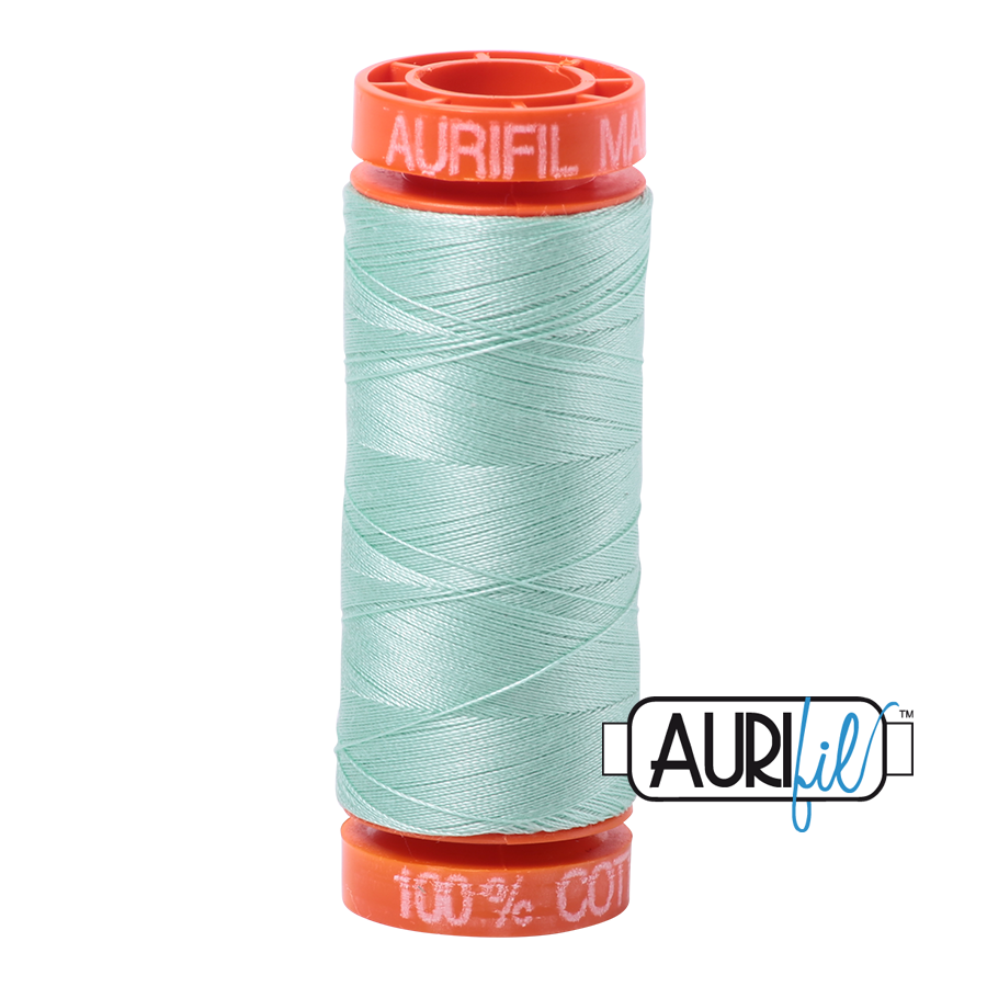 Aurifil Cotton Thread — Mint 2830 — Small 50wt