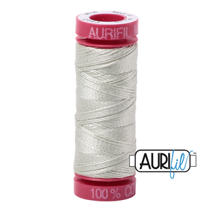 Aurifil Cotton Thread — Light Grey Green 2843 — Small 12wt