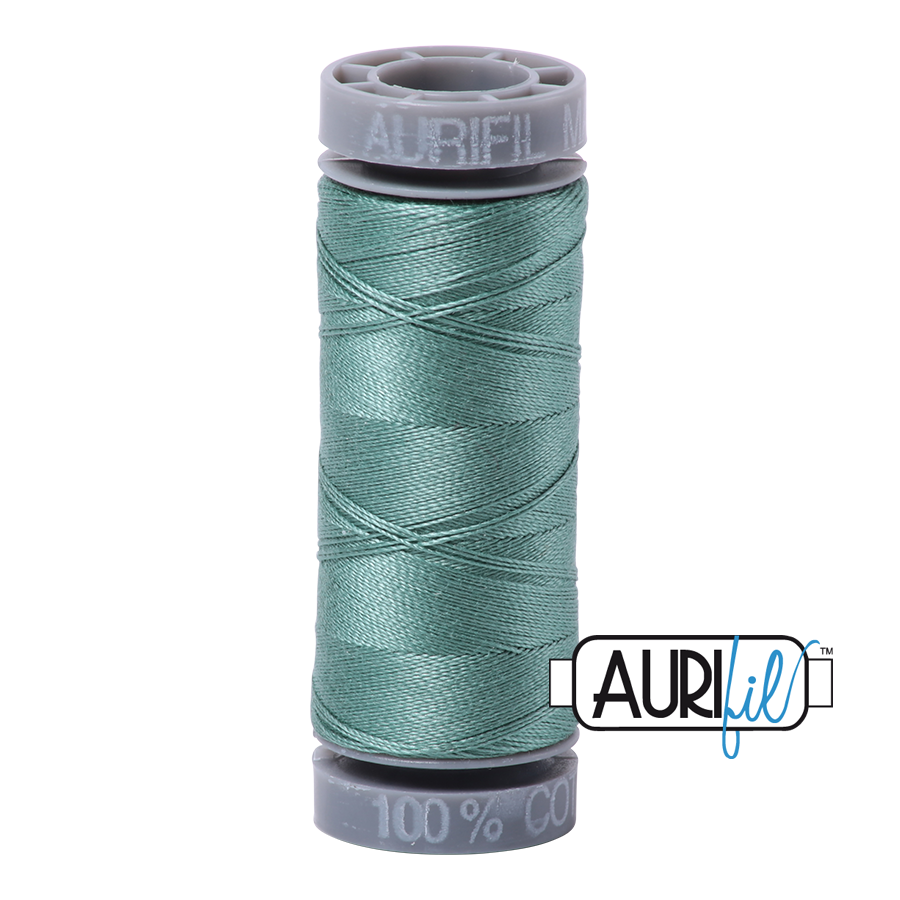 Aurifil Cotton Thread — Medium Juniper 2850 — Small 28wt