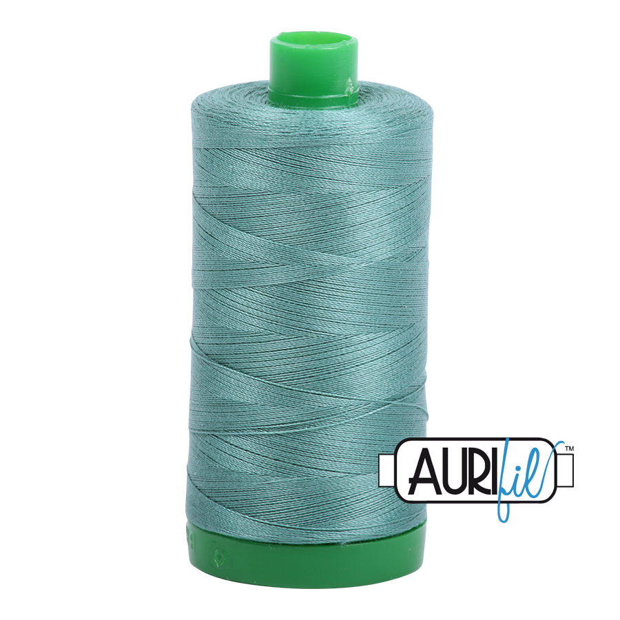 Aurifil Cotton Thread — Medium Juniper 2850 — Medium 40wt