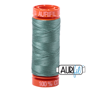 Aurifil Cotton Thread — Medium Juniper 2850 — Small 50wt