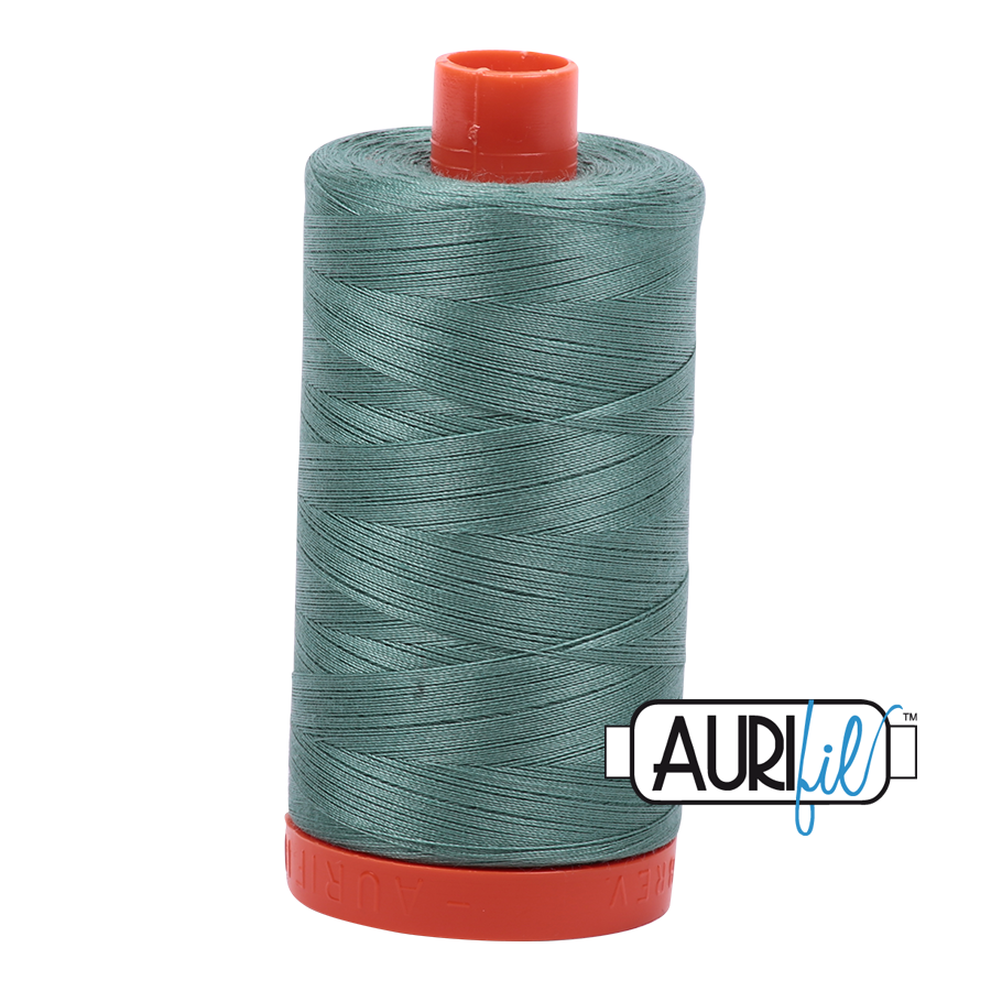 Aurifil Cotton Thread — Medium Juniper 2850 — Medium 50wt