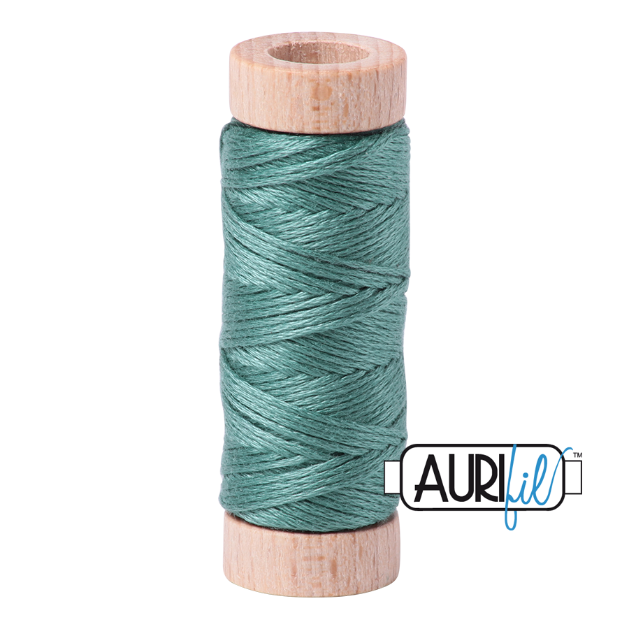 Aurifil Cotton Thread — Medium Juniper 2850 — Small Floss