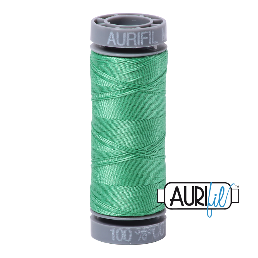 Aurifil Cotton Thread — Light Emerald 2860 — Small 28wt
