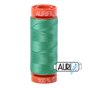 Aurifil Cotton Thread — Light Emerald 2860 — Small 50wt