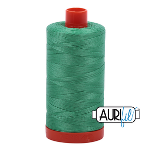 Aurifil Cotton Thread — Light Emerald 2860 — Medium 50wt