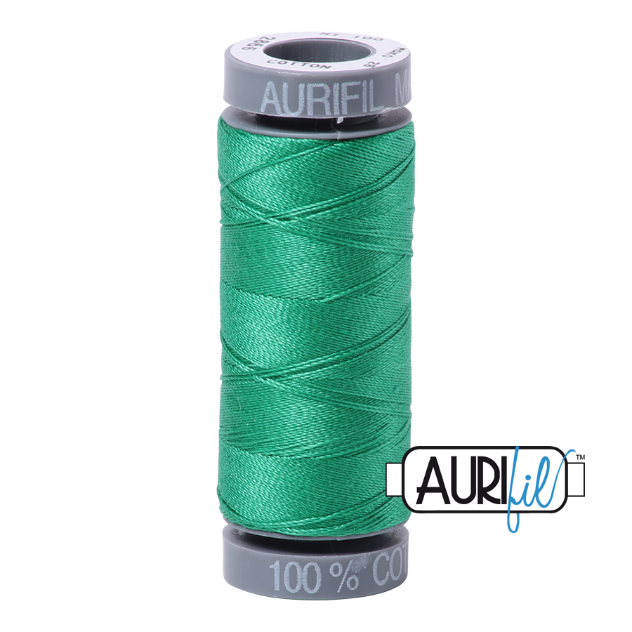 Aurifil Cotton Thread — Emerald 2865 — Small 28wt