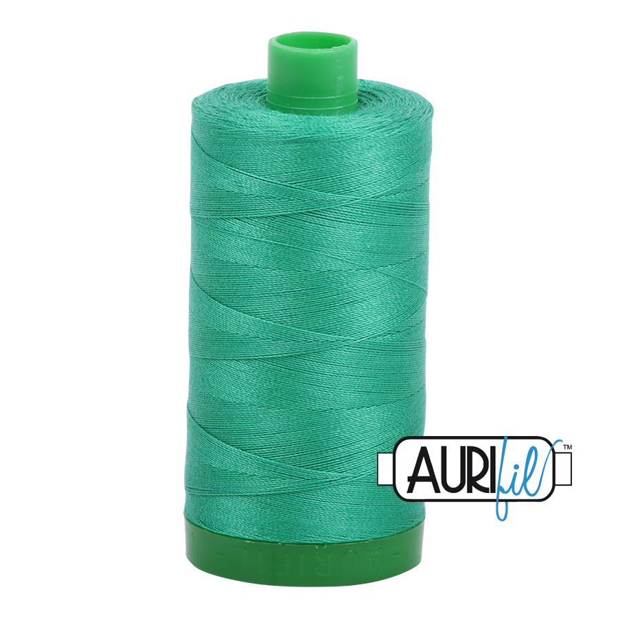 Aurifil Cotton Thread — Emerald 2865 — Medium 40wt