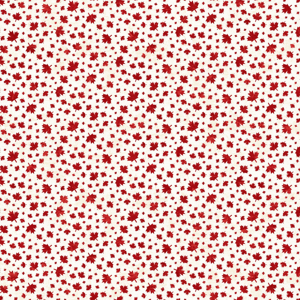 Medium Leaf in Cream from Canadian Classics 3 by Deborah Edwards for Northcott