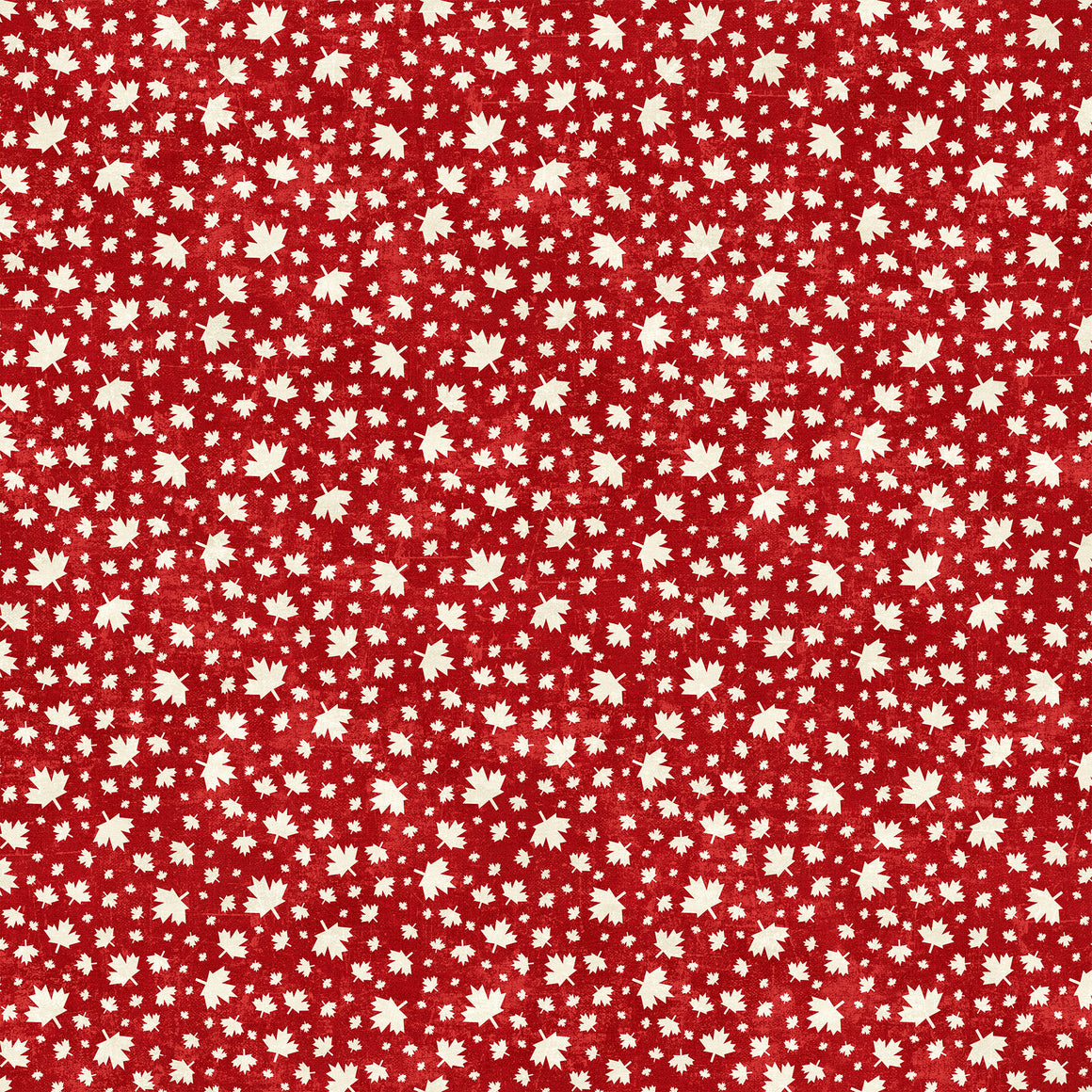 Medium Leaf in Red from Canadian Classics 3 by Deborah Edwards for Northcott