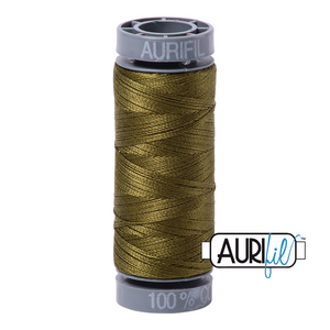 Aurifil Cotton Thread — Very Dark Olive 2887 — Small 28wt