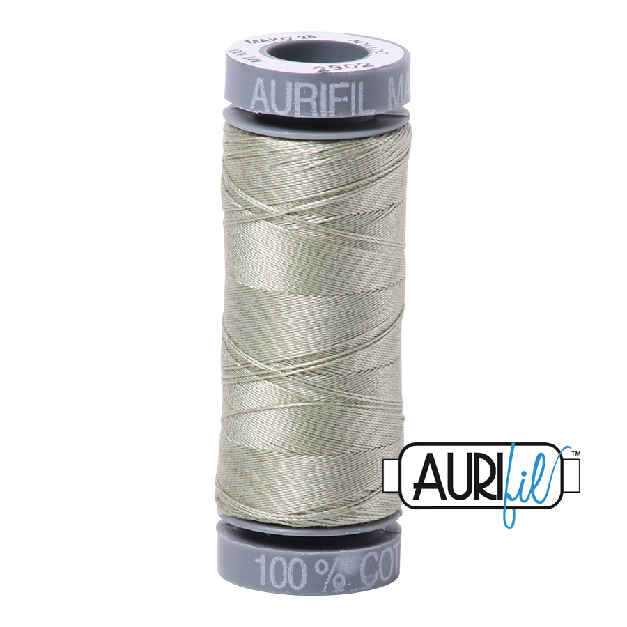 Aurifil Cotton Thread — Light Laurel Green 2902 — Small 28wt