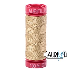 Aurifil Cotton Thread — Very Light Brass 2915 — Small 12wt