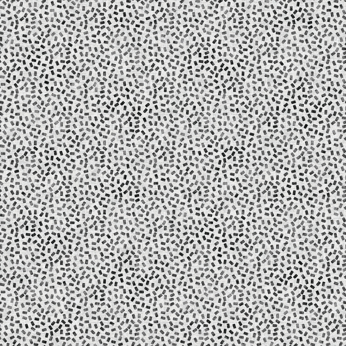 Dashes in Light Gray from Momentum by Deborah Edwards for Northcott, Designer Fabric