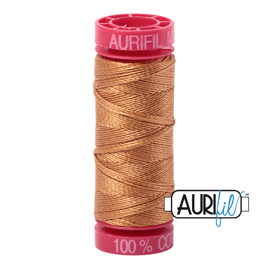 Aurifil Cotton Thread — Golden Toast 2930 — Small 12wt