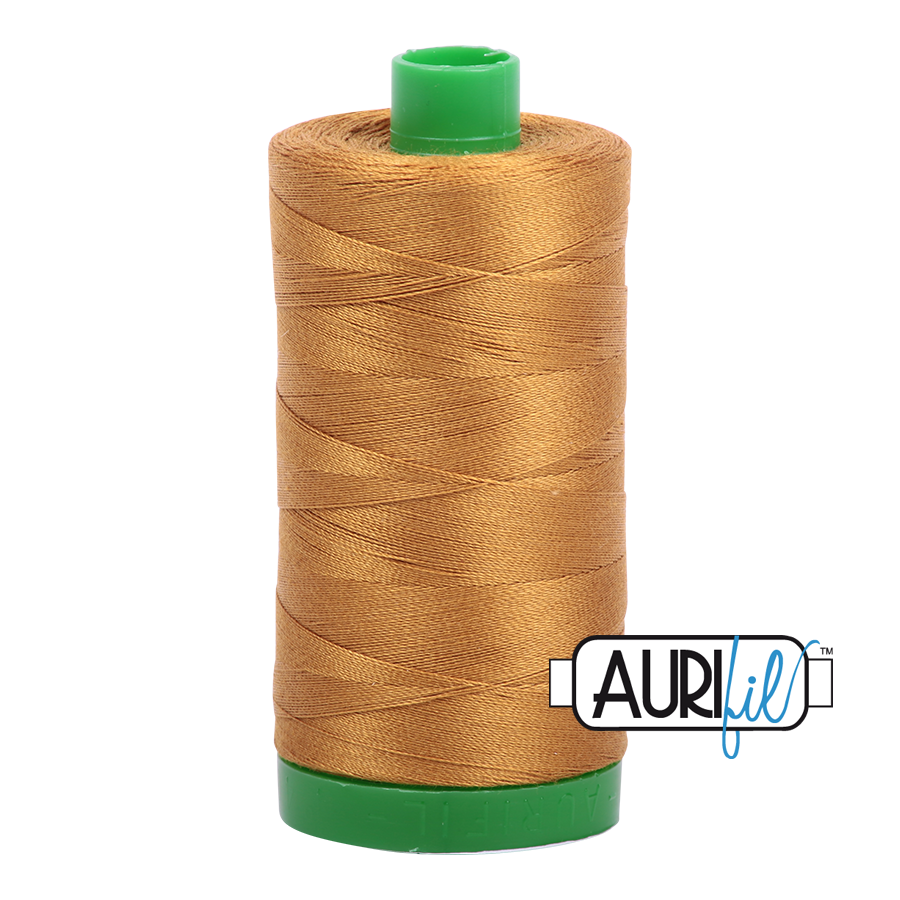 Aurifil Cotton Thread — Brass 2975 — Medium 40wt