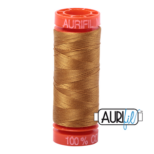 Aurifil Cotton Thread — Brass 2975 — Small 50wt