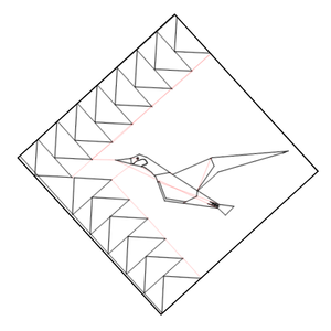 Geese in a V - Canadiana & Cottage || Barn Block ||