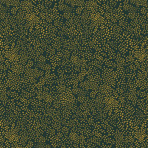 Metallic Speckle in Evergreen for Holiday Classics V By Rifle Paper Co. For Cotton + Steel Fabrics
