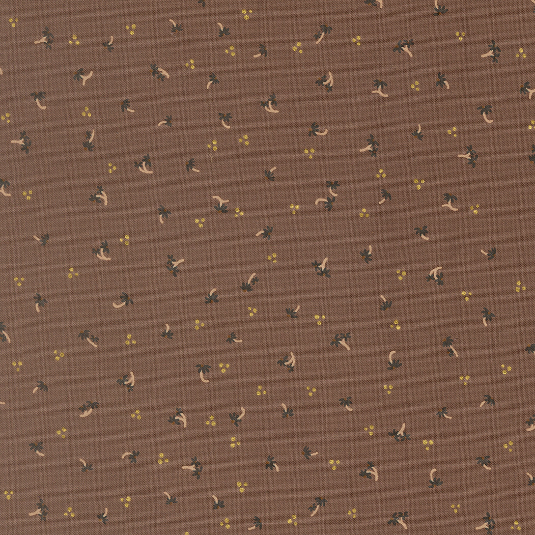 Sacred Blossoms in Mauve Metallic from Sunlit Ruins by Jessica Rose for Moda Fabrics