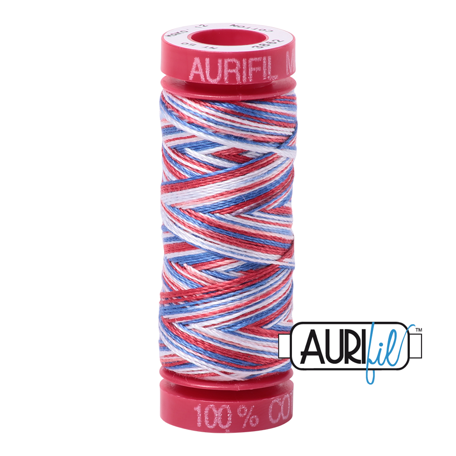 Aurifil Cotton Thread — Liberty (Variegated) 3852 — Small 12wt