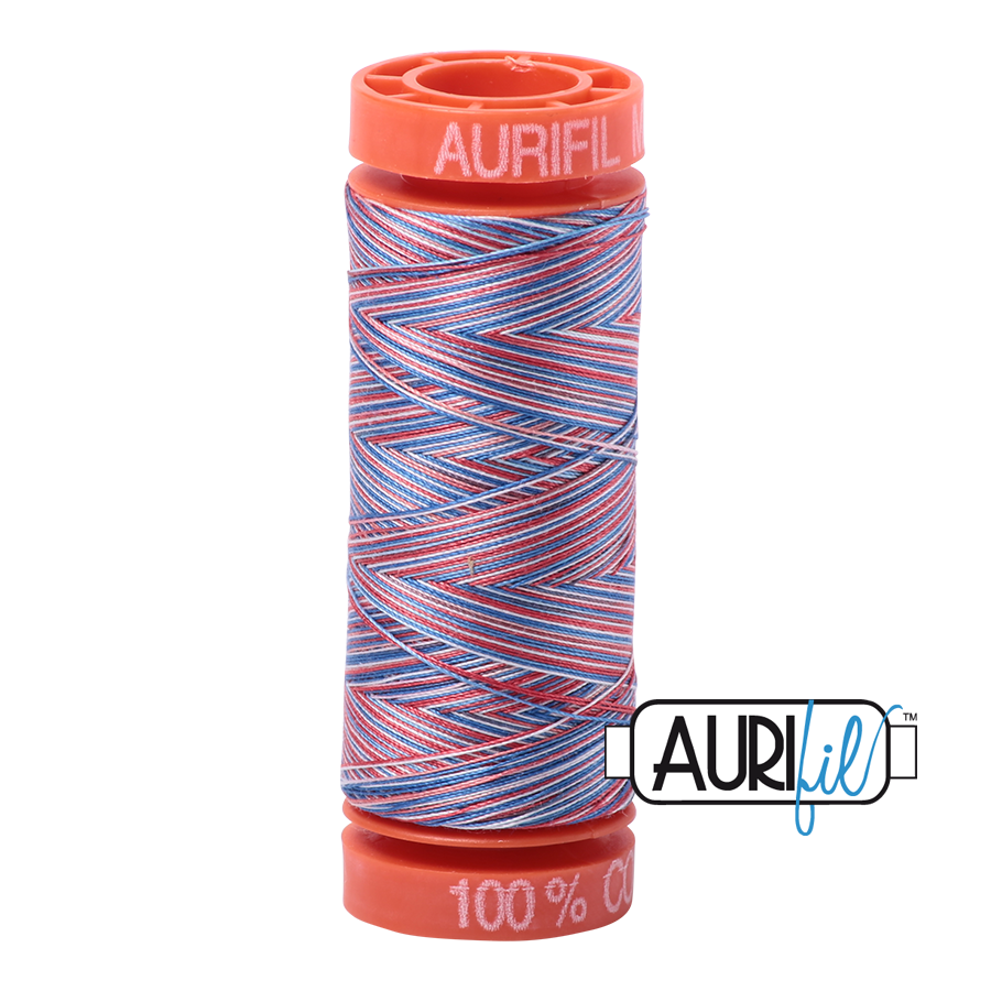 Aurifil Cotton Thread — Liberty (Variegated) 3852 — Small 50wt