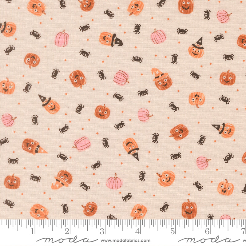 Little Pumpkin in Moonbeam  from Purrs & Boos by Elena Amo for Moda Fabrics