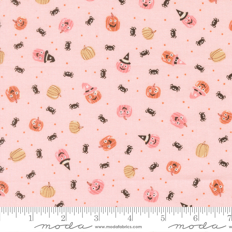 Little Pumpkin in Purrfect Pink from Purrs & Boos by Elena Amo for Moda Fabrics