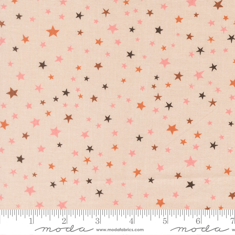Starry Eyed in Moonbean from Purrs & Boos by Elena Amo for Moda Fabrics, Designer Fabric