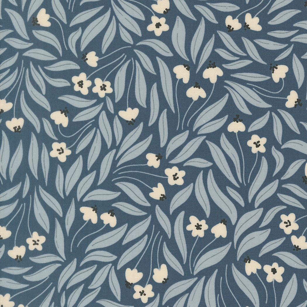 Leave It Be in Dusk from Nature's Sketchbook by Elena Amo for Moda Fabrics, Designer Fabric