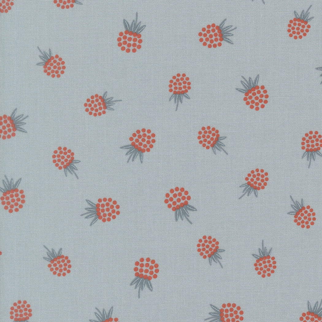 Berry Fun in Sky from Nature's Sketchbook by Elena Amo for Moda Fabrics, Designer Fabric