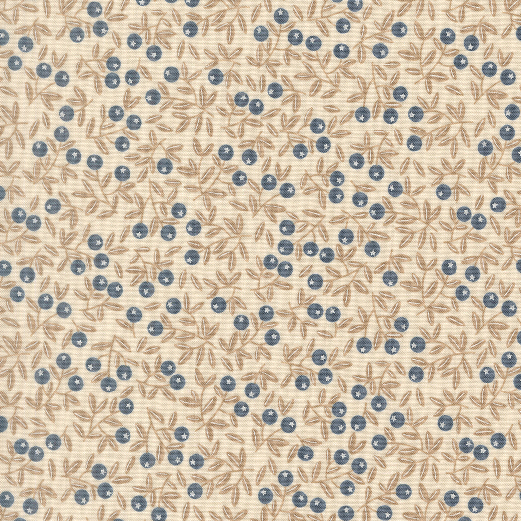 At Your Serviceberry in Pearl from Nature's Sketchbook by Elena Amo for Moda Fabrics, Designer Fabric