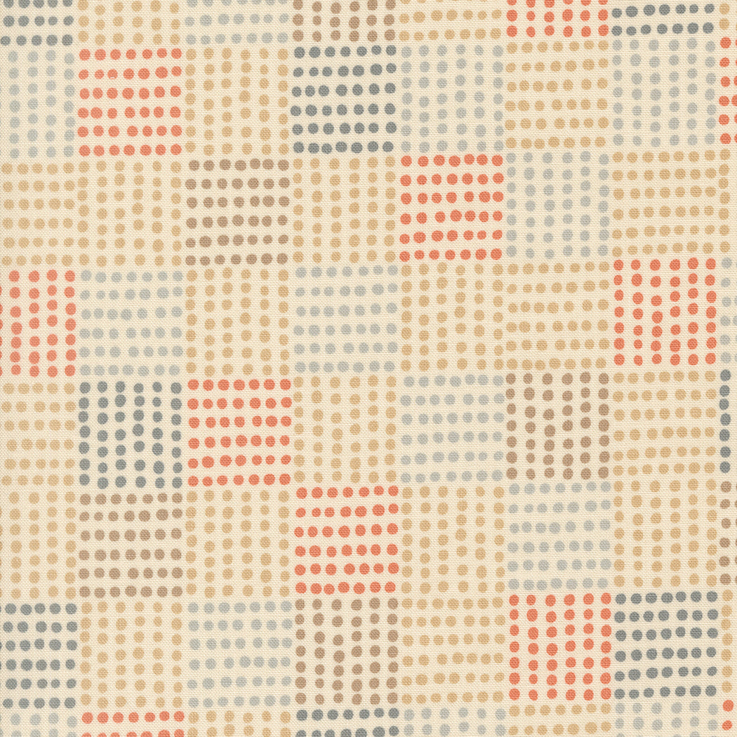 Dotty's Square in Pearl from Nature's Sketchbook by Elena Amo for Moda Fabrics, Designer Fabric