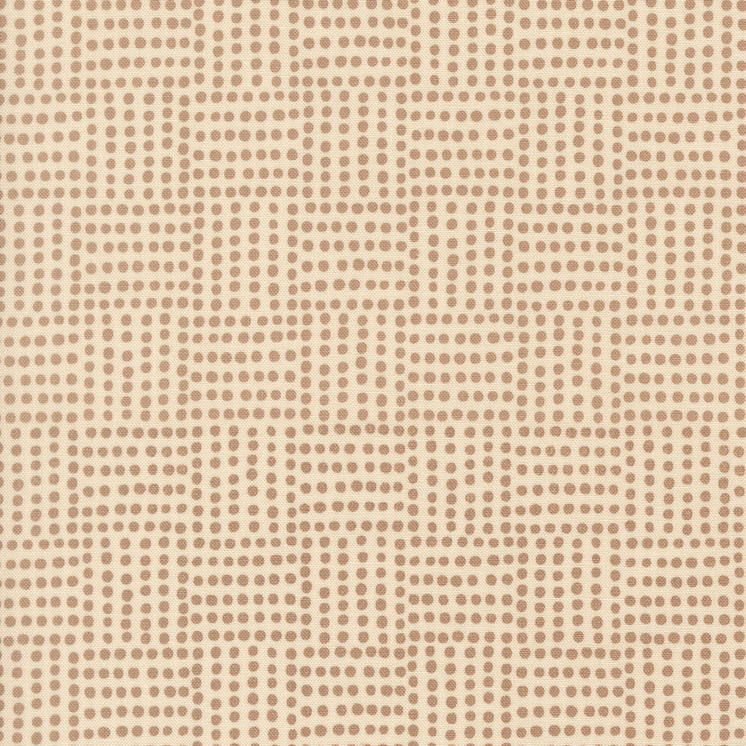 Dotty's Square in Pearl Pebble from Nature's Sketchbook by Elena Amo for Moda Fabrics, Designer Fabric