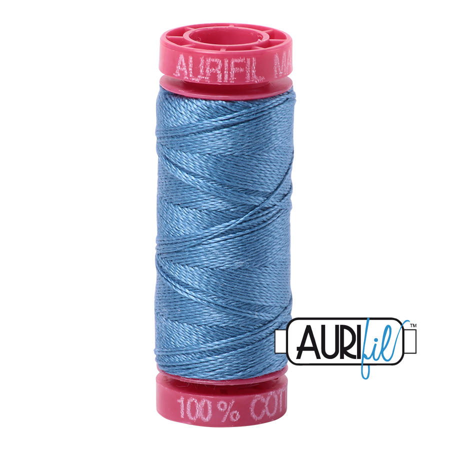 Aurifil Cotton Thread — Wedgewood 4140 — Small 12wt