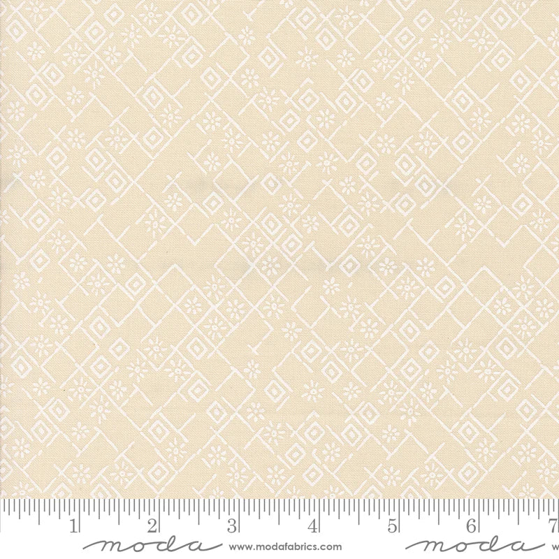 Foraged, Found and Hand Me Down Eggshell White by Fancy That Design House for Moda