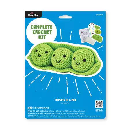 Bucilla Amigurumi Kit 5in Peas in a Pod