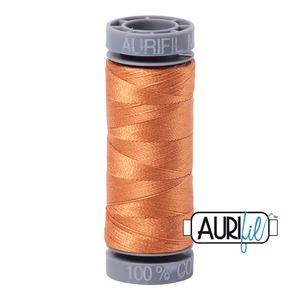 Aurifil Cotton Thread — Medium Orange 5009 — Small 28wt
