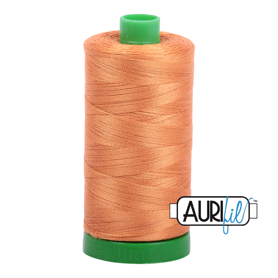 Aurifil Cotton Thread — Medium Orange 5009 — Medium 40wt