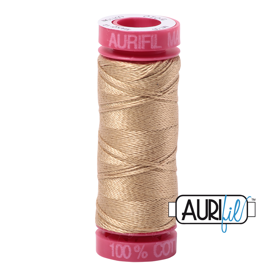 Aurifil Cotton Thread — Blonde Beige 5010 — Small 12wt