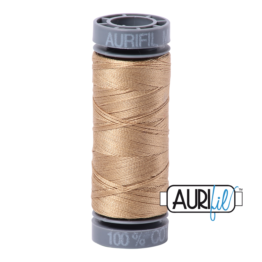 Aurifil Cotton Thread — Blonde Beige 5010 — Small 28wt